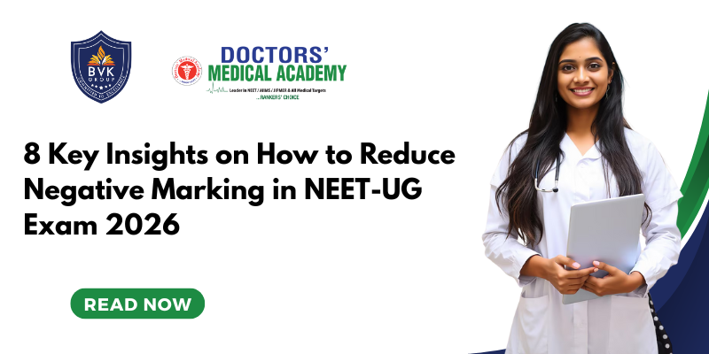 8 Ways to Minimize Negative Marking in NEET-UG 2026