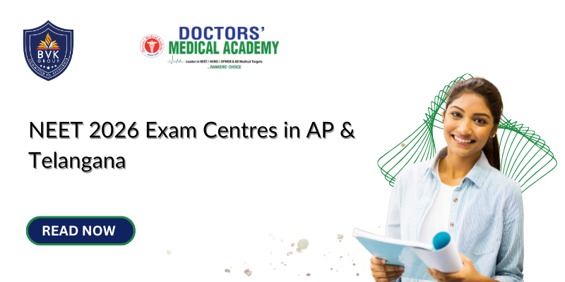 NEET 2026 Exam Centers in AP & Telangana