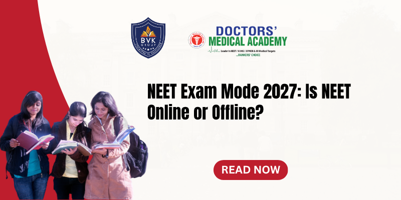 NEET Exam Mode 2027: Is NEET Online or Offline?